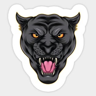 Roaring Panther Sticker